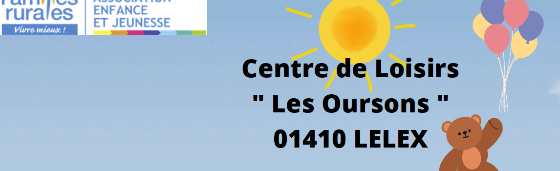 Les oursons, planning été 2023