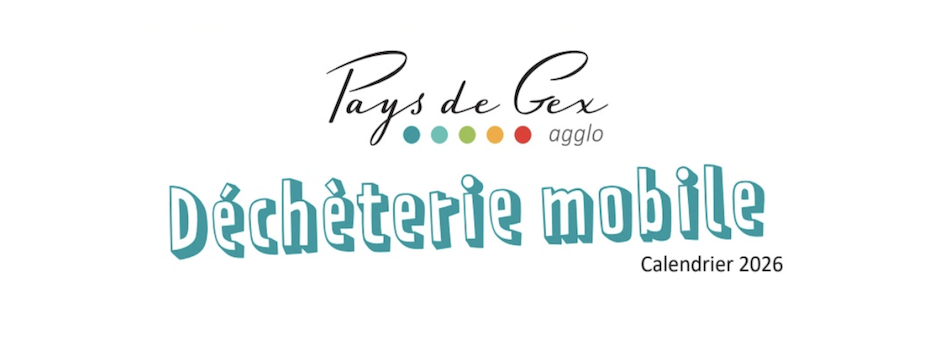 Calendrier 2026 de la déchèterie mobile