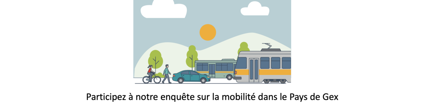 Participez à notre enquête sur la mobilité dans le Pays de Gex