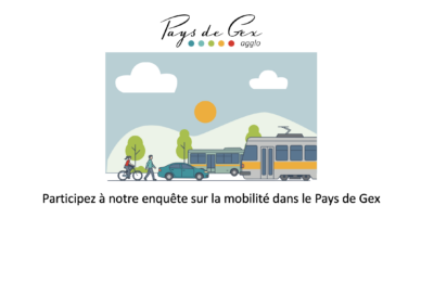 Participez à notre enquête sur la mobilité dans le Pays de Gex